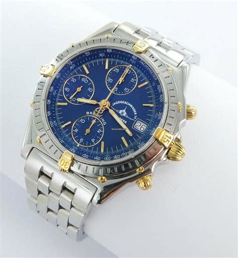 breitling chronomat jagdgeschwader 74|Breitling blue dialed blackbird.